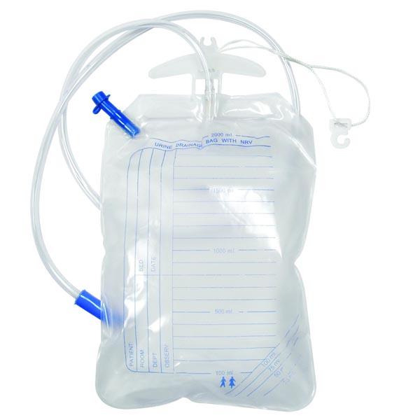 Economic Urine Bag 2000ml with Outlet Pull-push Valve from China  manufacturer - Forlong Medical